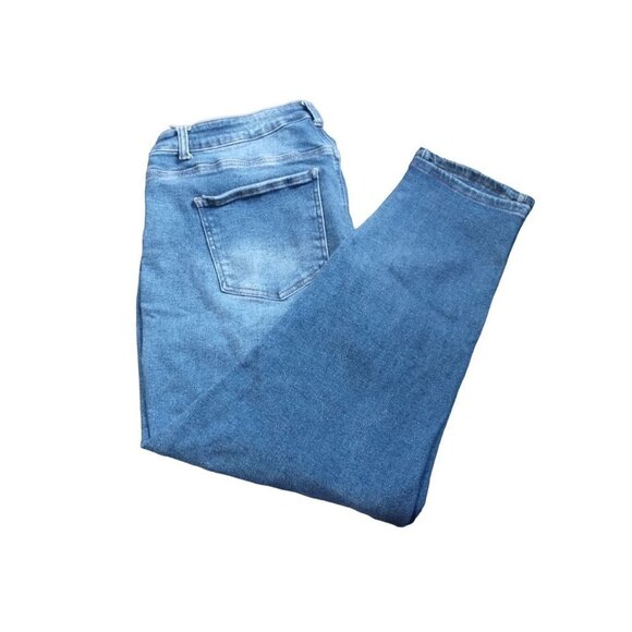 Women's Wax Jean Collection Distressed Denim Dark Wash Size 20 - Picture 5 of 16